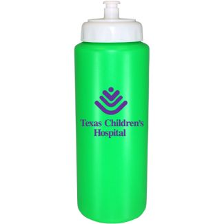 32oz. Sports Bottle with Push n' Pull Cap