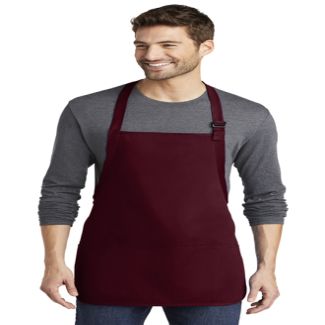 Port Authority Medium Length Apron with Pouch Pockets