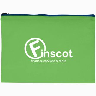 Non‑Woven Document Sleeve With Zipper