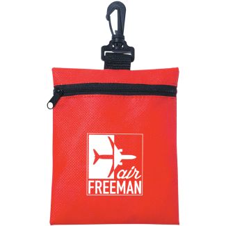 Non‑Woven Zippered Pouch