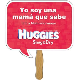 Square Thought Bubble Shaped Hand Fan