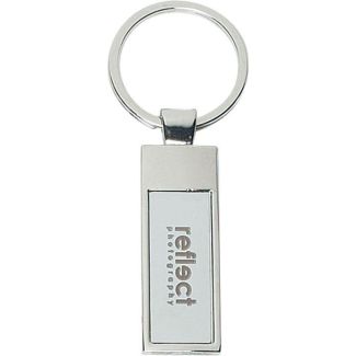 Rectangle Metal Key Tag