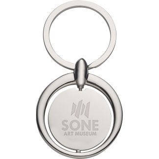 Circular Metal Key Tag