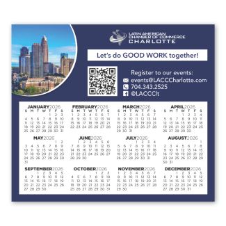 Calendar Square Calendar 3‑13/32 x 3‑29/32"