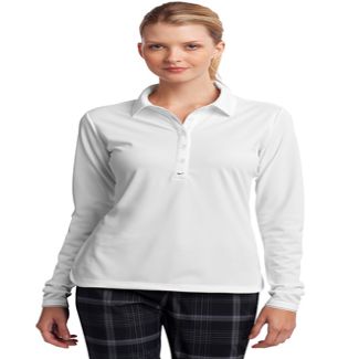 Nike Ladies Long Sleeve Dri‑FIT Stretch Tech Polo
