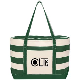 Cotton Canvas Nautical Tote