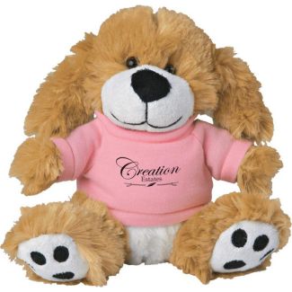 6 Plush Big Paw Dog with Shirt