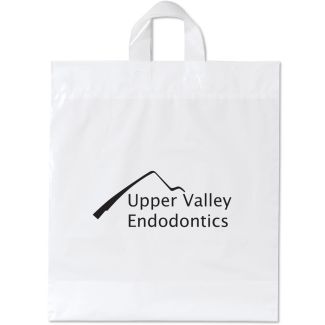 Soft Loop Handle Plastic Bag ‑ 16" x 18"