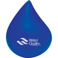 Blue Water Drop Stress Ball
