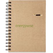 ECO Hard Cover Spiral Notebook - 5 3/4 x 8 1/4