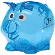 Mini Plastic Piggy Bank