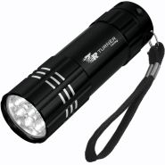 Aluminum LED Flashlight With Strap