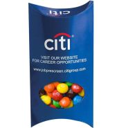 Pillow Box with Window &Atilde;&cent;&Acirc;�&Acirc;� M&amp;M's