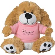 6 Plush Big Paw Dog with Shirt