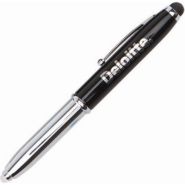 Touch Pen with Flashlight and Stylus