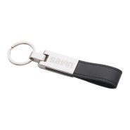 Leather/Silver Key Ring