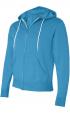 Unisex Lightweight Full-Zip Hooded Sweatshirt Thumbnail 1
