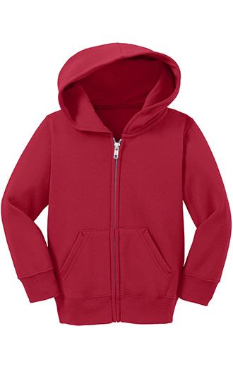 Port & Company Toddler Core Fleece Full-Zip Hooded Sweatshir 1