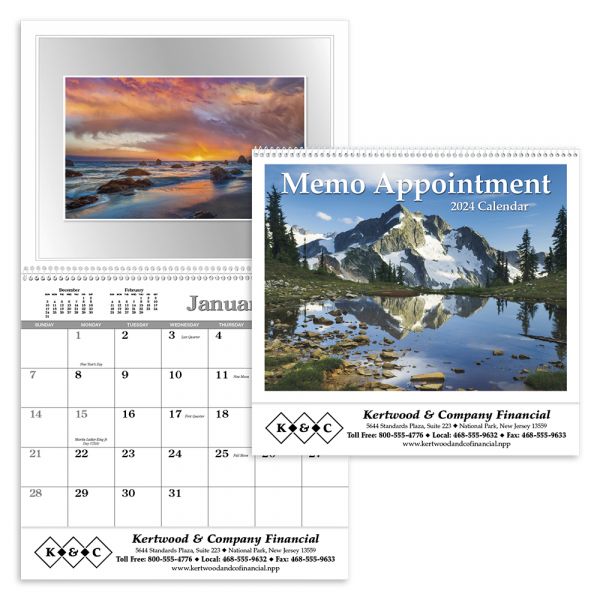 Memo Appointment with Picture Calendars