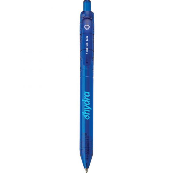 Aqua Push-action Ballpoint Pens