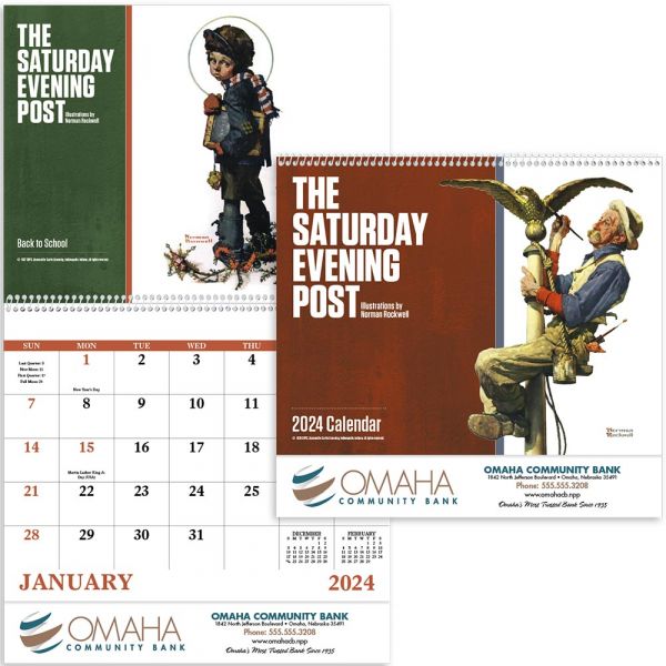 The Saturday Evening Post - Spiral Calendars