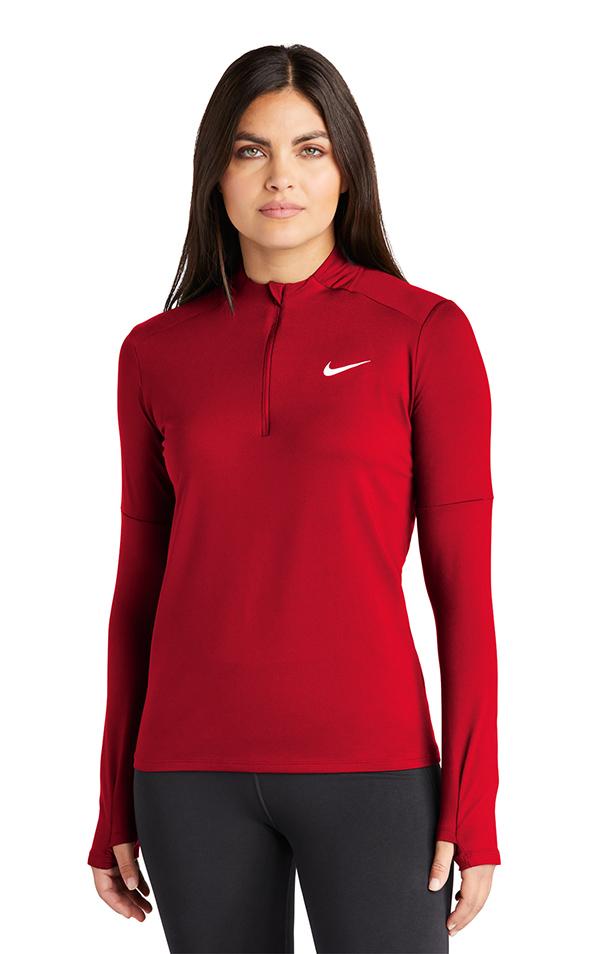 Promotional Nike Ladies Dri-FIT Element 1/2-Zip Top Custom