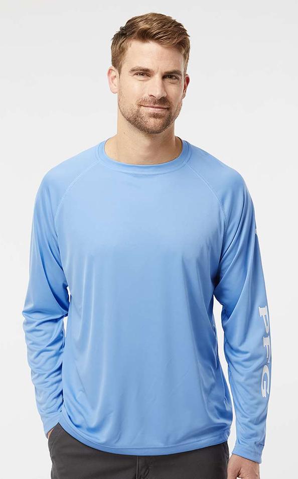 Columbia PFG Terminal Tackle Chemise Homme XXL Vert Chiné Pêche