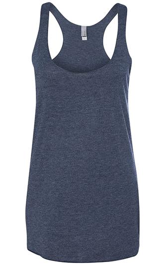 Next Level Ladies' Triblend Racerback Tank Top - Purple Rush, Ultra Soft 50/25/25 Blend