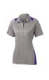 Sport-Tek Women's Heather Colorblock Contender Polo Thumbnail 4