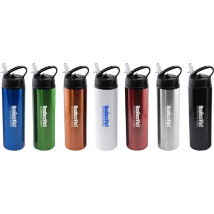 24 oz Water Bottles with Flip Top Sport Lid 1