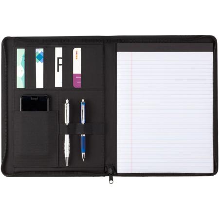 Vienna Heathered Zippered Padfolio 1
