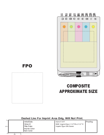 Spiral Jotter with Sticky Notes, Flags & Pen 1