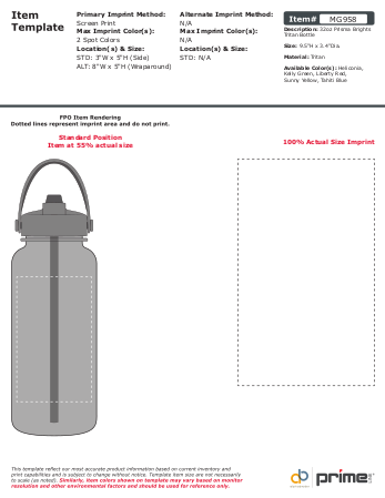 32oz Prisma Brights Tritan Bottle 1