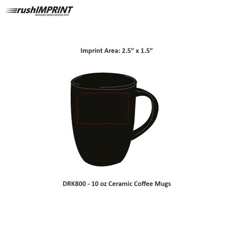 10 oz Ceramic Coffee Mugs 1