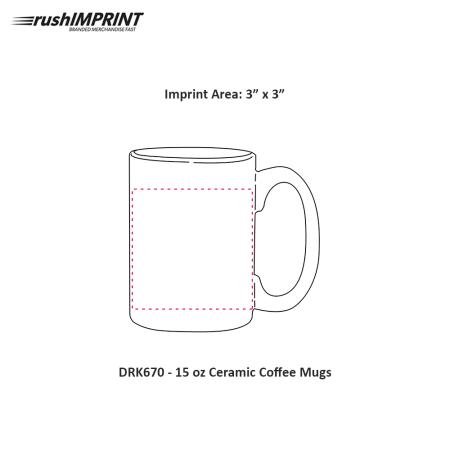 15 oz Ceramic Coffee Mugs 2