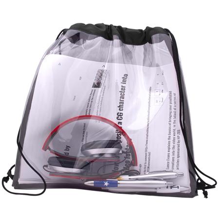 All Access Clear Stadium Drawstring Bag 1