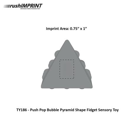 Push Pop Bubble Pyramid Shape Fidget Sensory Toy 1