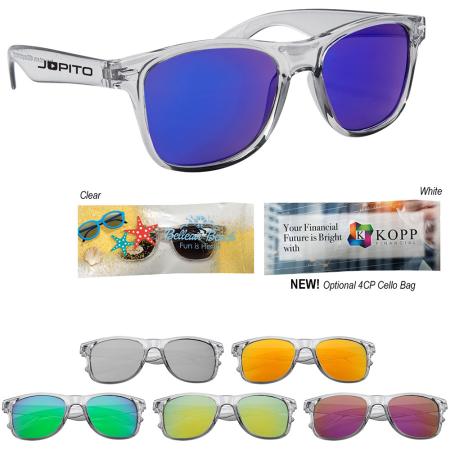 Mirrored Malibu Sunglasses With Smoked Frame 1