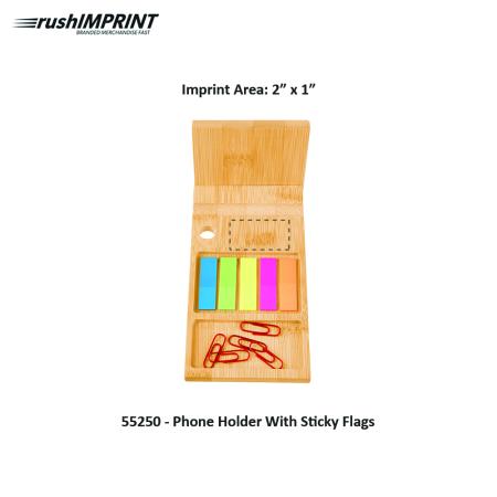 Phone Holder With Sticky Flags 1