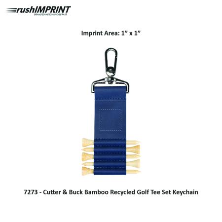 Cutter & Buck Bamboo Recycled Golf Tee Set Keychain 1