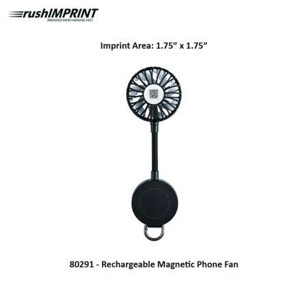 Rechargeable Magnetic Phone Fan 1