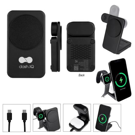 Foldable rABS Magnetic Wireless Charger 1