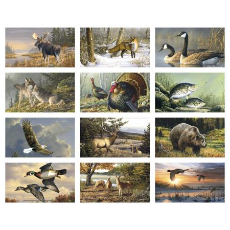 Wildlife Art by the Hautman Brothers Calendars 1