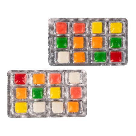 Assorted Chicklet Gum Pack 24pc 4