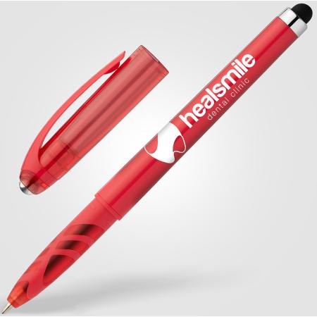 Prism Recycled Plastic Fidget Ball Stylus Gel Pen 2