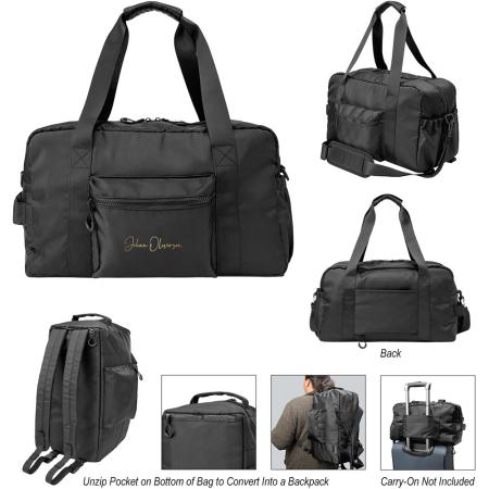 Anywhere rPET Sport Duffel Bag And Backpack 1