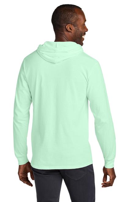 Jerzees Classics Unisex Cotton Long Sleeve Hooded T-Shirt 2