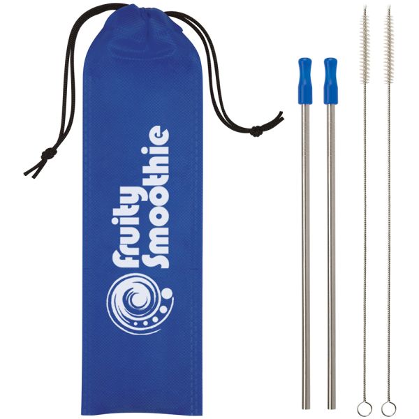2-Pack Stainless Steel Straw Kits