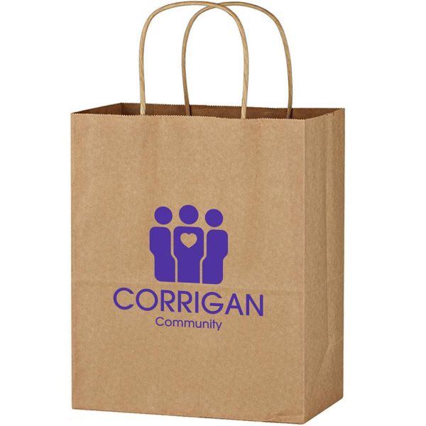 Custom Kraft Paper Brown Wine Bags 13