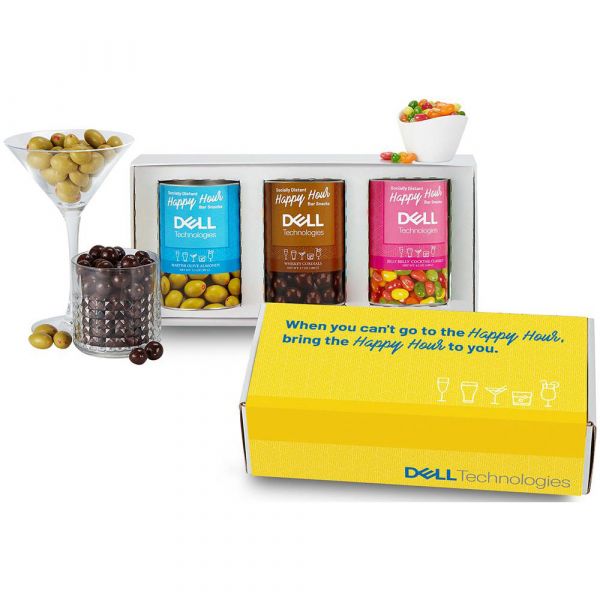 Promotional 3 Way Boozy Snacks Mailer Set (Cocktail Lovers: Jelly Belly® -  Custom Promotional Products